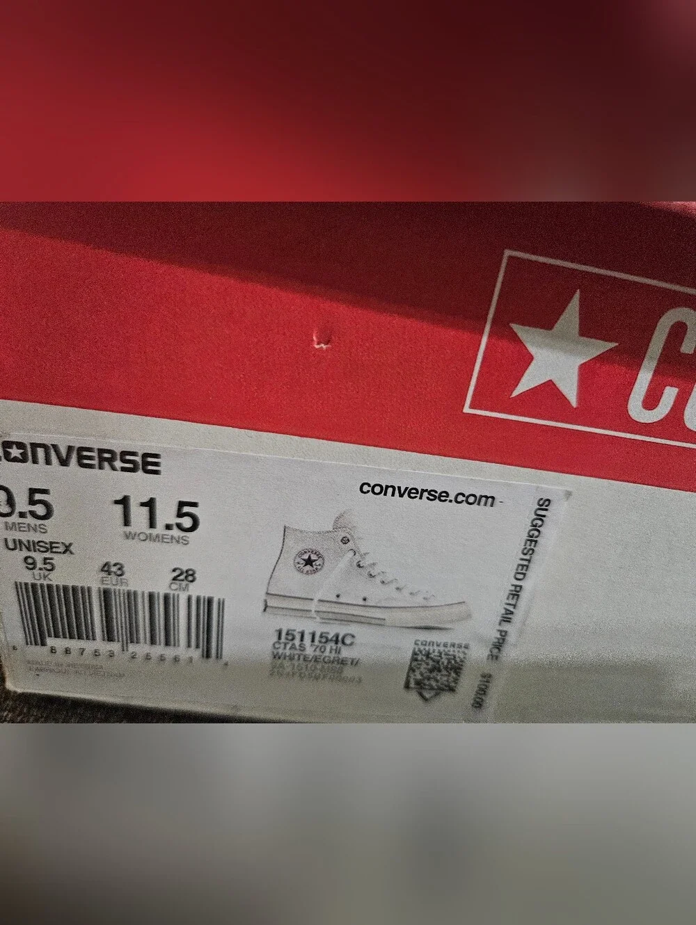 Converse Chuck Taylor All Star Hi Leather (151154)